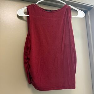 Burgundy Cinch Tank